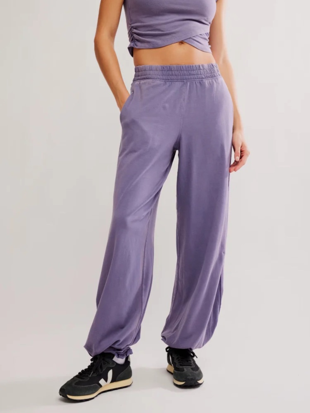 Free People FP Movement Hot Shot Crossover Pants Graphite Size Large